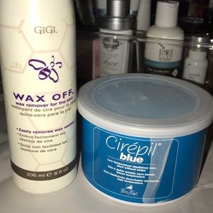 Blue hard wax and wax off remover